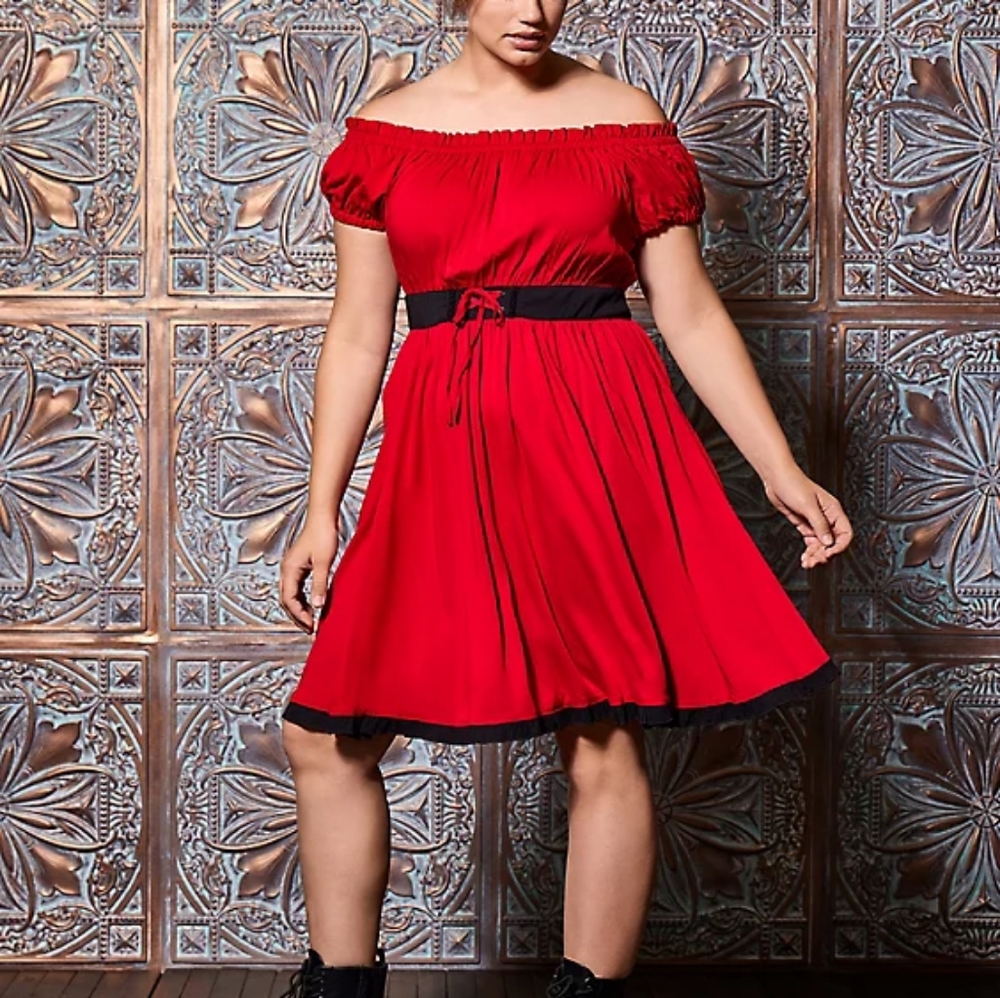 Torrid fairytale dress red ridinghood